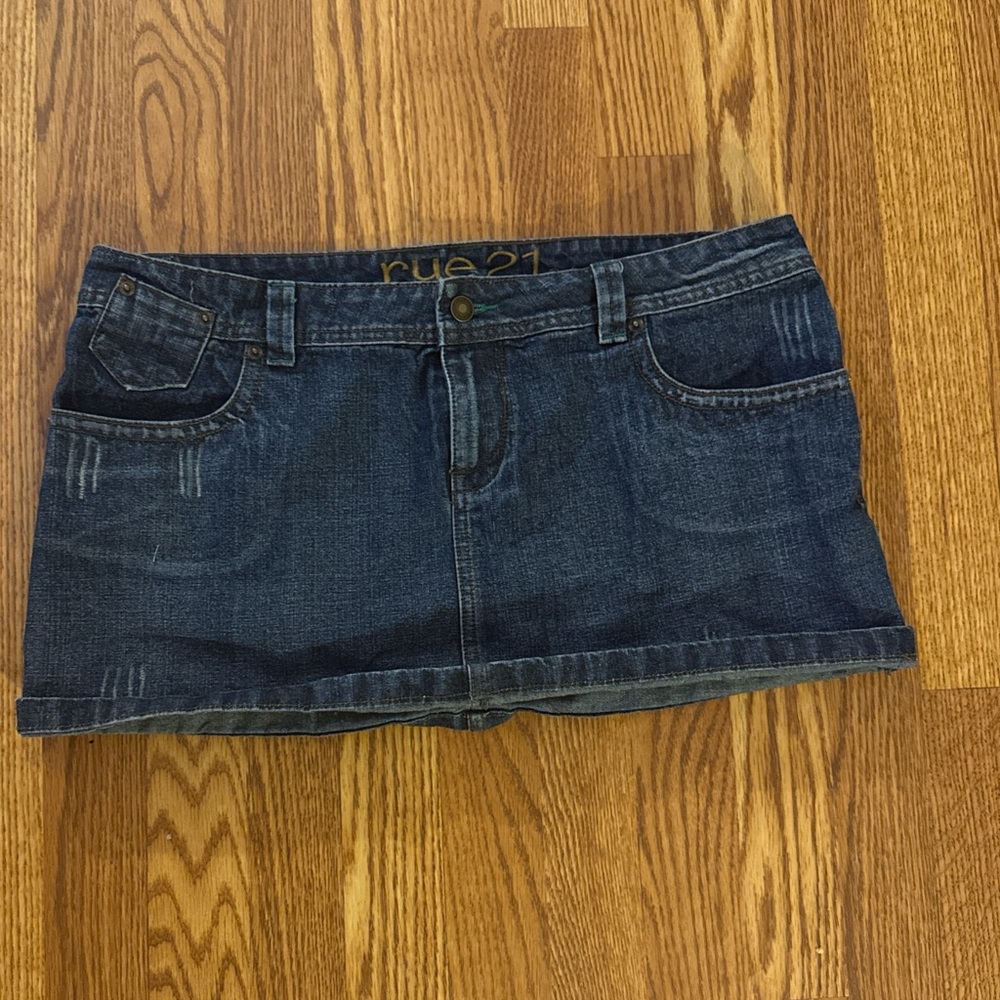 Rue21 Dark Wash Denim Skirt